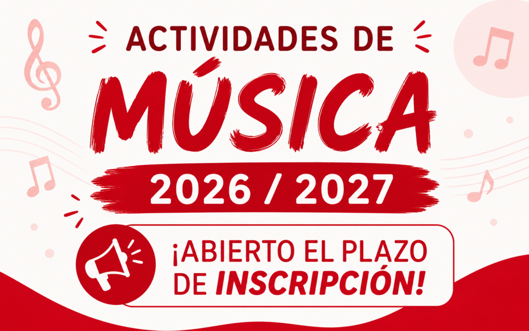Actividades de música curso 2026 / 2027